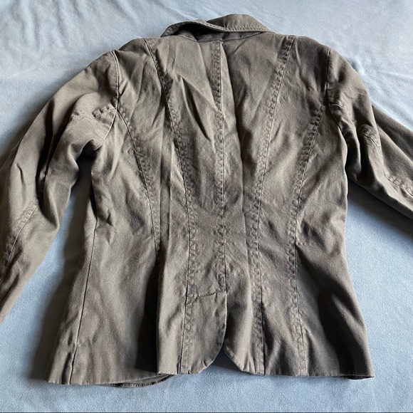 H&M Blazer - Olive Green, Size 4 - Picture 8 of 9